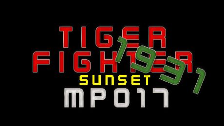 Tiger Fighter 1931 Sunset MP017 DLC