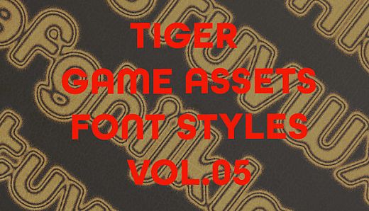 TIGER GAME ASSETS FONT STYLES VOL.05