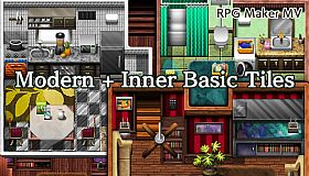 RPG Maker MV - Modern + Inner Basic Tiles