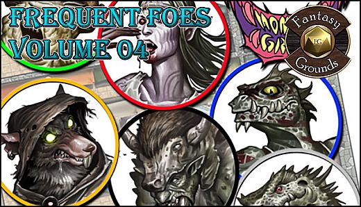 Fantasy Grounds - Frequent Foes, Volume 4 (Token Pack)