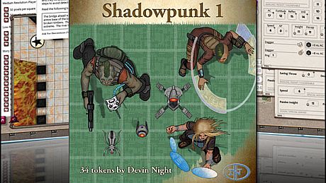 Fantasy Grounds - Shadowpunk (Token Pack) DLC