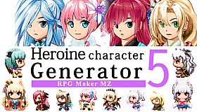 RPG Maker MZ - Heroine Character Generator 5 for MZ