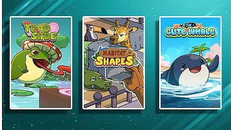 Toad Slide + Habitat Shapes + The Cute Whale (Bundle) Bundle