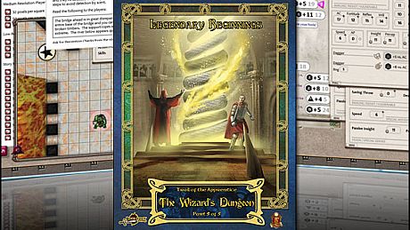 Fantasy Grounds - Trail of the Apprentice: The Wizard's Dungeon (5E) DLC