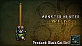 Monster Hunter Wilds - Pendant: Black Cat Bell