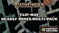 Fantasy Grounds - Pathfinder 2 RPG - Flip-Mat: Deadly Mines Multi-Pack