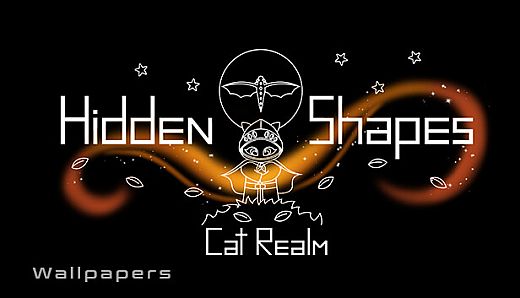 Hidden Shapes Cat Realm - Wallpapers