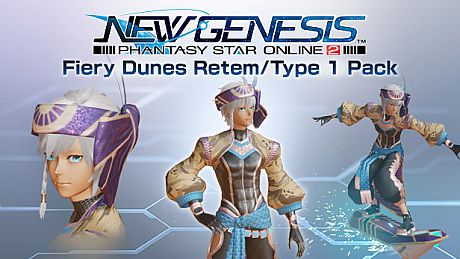 Phantasy Star Online 2 New Genesis - Fiery Dunes Retem/Type 1 Pack DLC