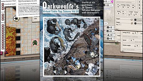 Fantasy Grounds - Darkwoulfe's Volume 30 - Giants of Ice and Stone (Token Pack) DLC