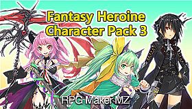 RPG Maker MZ -  Fantasy Heroine Character Pack 3