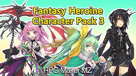 RPG Maker MZ -  Fantasy Heroine Character Pack 3 DLC