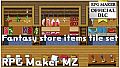RPG Maker MZ - Fantasy store items tile set