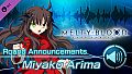 MELTY BLOOD: TYPE LUMINA - Miyako Arima Round Announcements