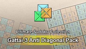 Ultimate Sudoku Collection - Gattai-3 Anti Diagonal Pack