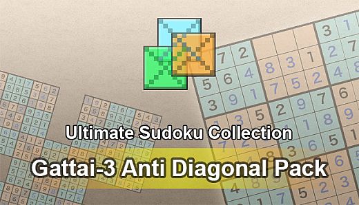 Ultimate Sudoku Collection - Gattai-3 Anti Diagonal Pack