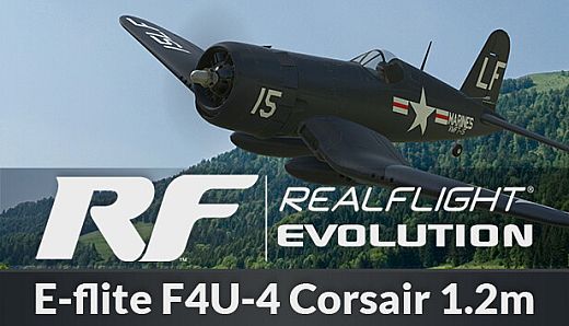 RealFlight Evolution - E-flite F4U-4 Corsair 1.2m