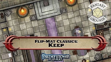 Fantasy Grounds - Pathfinder RPG - GameMastery Flip-Mat - Classic Keep DLC