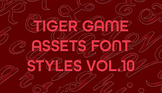TIGER GAME ASSETS FONT STYLES VOL.10