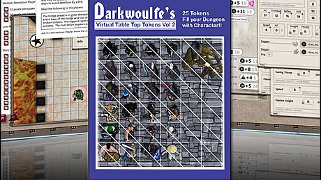Fantasy Grounds - Top-Down Tokens - Darkwoulfe's Token Pack Vol 2 DLC