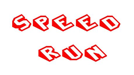 Speed Run Game
