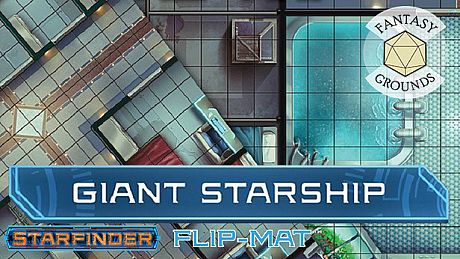 Fantasy Grounds - Starfinder RPG - FlipMat - Giant Starship DLC