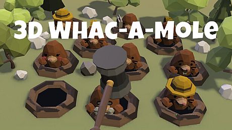 3D Whac-A-Mole Game