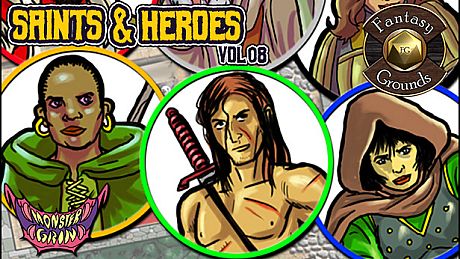 Fantasy Grounds - Saints and Heroes, Volume 8 (Token Pack) DLC