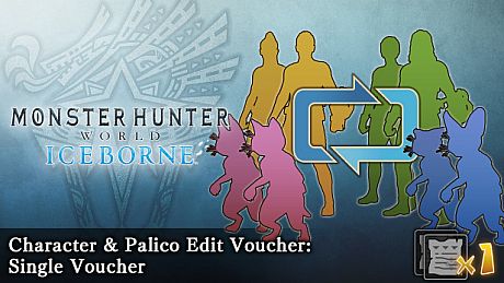 Monster Hunter: World - Character & Palico Edit Voucher: Single Voucher DLC