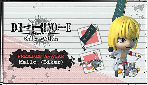 DEATH NOTE Killer Within - Premium Avatar: Mello (Biker)
