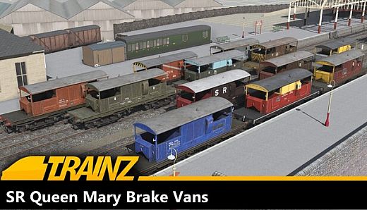 Trainz Plus DLC - SR Queen Mary Brake Vans