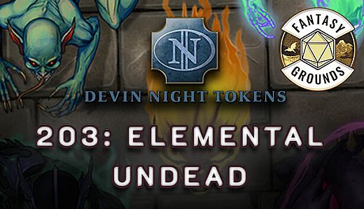 Fantasy Grounds - Devin Night Pack 203: Elemental Undead