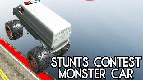 Stunts Contest Monster Car Game