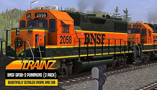 Trainz 2019 DLC: BNSF GP38-2 Pumpkins (2 Pack)