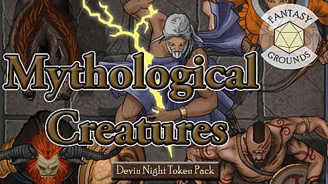 Fantasy Grounds - Devin Night Token Pack 145: Mythological Creatures DLC