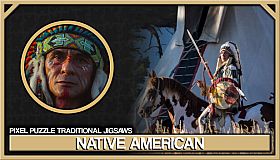 Pixel Puzzles Traditional Jigsaws Pack: Native American