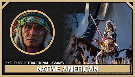 Pixel Puzzles Traditional Jigsaws Pack: Native American