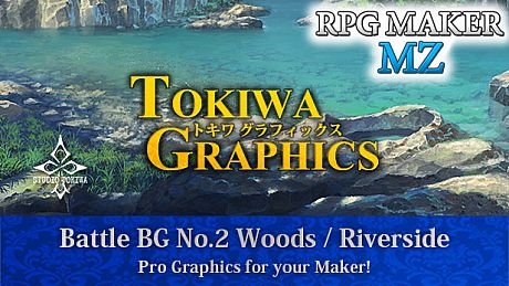 RPG Maker MZ - TOKIWA GRAPHICS Battle BG No.2 Woods/Riverside DLC