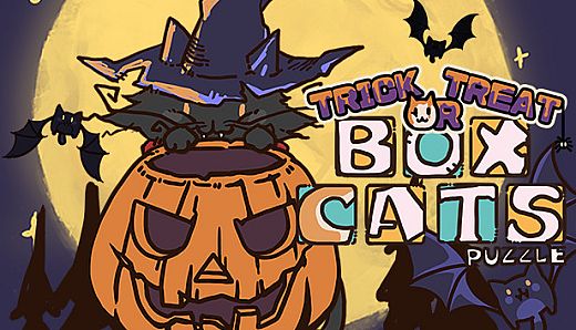 Box Cats Puzzle - Halloween