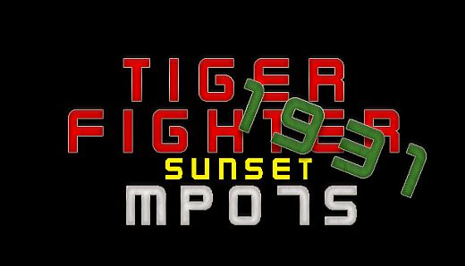 Tiger Fighter 1931 Sunset MP075