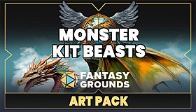 Fantasy Grounds - FG Monster Kit Beasts Art Pack