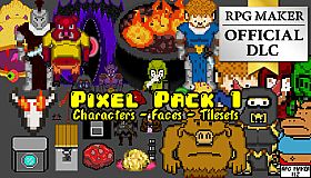 RPG Maker MZ - Pixel Pack 1 Characters - Faces - Tilesets