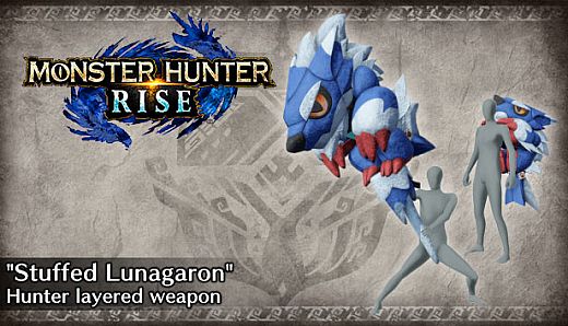 Monster Hunter Rise - "Stuffed Lunagaron" Hunter layered weapon (Switch Axe)