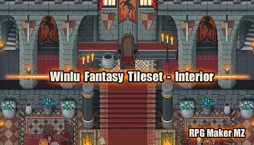 RPG Maker MZ - Winlu Fantasy Tileset -  Interior