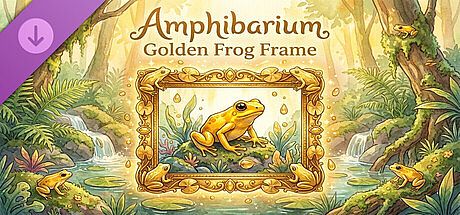 Amphibarium - Golden Frog Frame