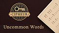 Cipheur - Uncommon Words