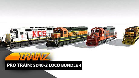 Trainz 2019 DLC - Pro Train: SD40-2 Loco Bundle 4 DLC