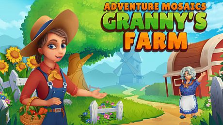 Adventure Mosaics. Granny’s Farm Game