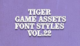 TIGER GAME ASSETS FONT STYLES VOL.22