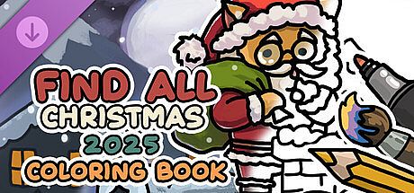 FIND ALL: Christmas 2025  - Coloring Book DLC