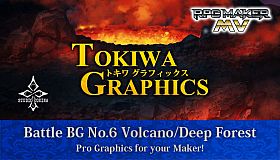 RPG Maker MV - TOKIWA GRAPHICS Battle BG No.6 Volcano/Deep Forest